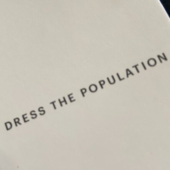 **Dress the Population** Sidney Plunging Gown Sleeveless Floral Large NWT - Picture 8 of 8